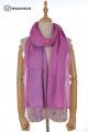 MERINO WOOL AND SILK SCARF DOUBLE SHADE SWR13