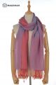 MERINO WOOL AND SILK SCARF DOUBLE SHADE SWR15