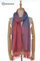 MERINO WOOL AND SILK SCARF DOUBLE SHADE SWR16