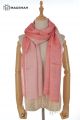 MERINO WOOL AND SILK SCARF DOUBLE SHADE SWR18