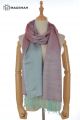 MERINO WOOL AND SILK SCARF DOUBLE SHADE SWR21