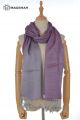 MERINO WOOL AND SILK SCARF DOUBLE SHADE SWR22