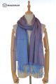 MERINO WOOL AND SILK SCARF DOUBLE SHADE SWR23