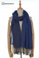 MERINO WOOL AND SILK SCARF DOUBLE SHADE SWR24