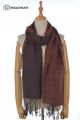 MERINO WOOL AND SILK SCARF DOUBLE SHADE SWR26