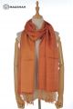 MERINO WOOL AND SILK SCARF DOUBLE SHADE SWR33