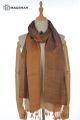 MERINO WOOL AND SILK SCARF DOUBLE SHADE SWR34