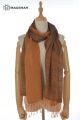 MERINO WOOL AND SILK SCARF DOUBLE SHADE SWR37