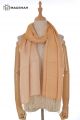 MERINO WOOL AND SILK SCARF DOUBLE SHADE SWR42