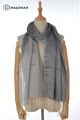MERINO WOOL AND SILK SCARF DOUBLE SHADE SWR48