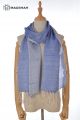 MERINO WOOL AND SILK SCARF DOUBLE SHADE SWR51