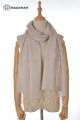 MERINO WOOL AND SILK SCARF DOUBLE SHADE SWR55