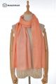 MERINO WOOL AND SILK SCARF DOUBLE SHADE SWR56