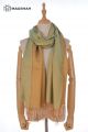 MERINO WOOL AND SILK SCARF DOUBLE SHADE SWR62