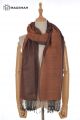 MERINO WOOL AND SILK SCARF DOUBLE SHADE SWR63