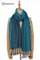 MERINO WOOL AND SILK SCARF DOUBLE SHADE SWR64