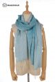 MERINO WOOL AND SILK SCARF DOUBLE SHADE SWR66