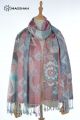 VISCOSE HIGH QUALITY JAMAVAR SCARF VJMQ7