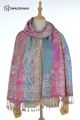 VISCOSE HIGH QUALITY JAMAVAR SCARF VJMW1