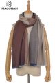 MERINO WOOL AND ACRYLIC PLAID SCARF WAP03