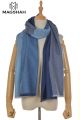 MERINO WOOL AND ACRYLIC PLAID SCARF WAP04