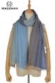 MERINO WOOL AND ACRYLIC PLAID SCARF WAP05