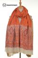 SHAWL MERINO WOOL KANI EMBROIDERY WKESH2